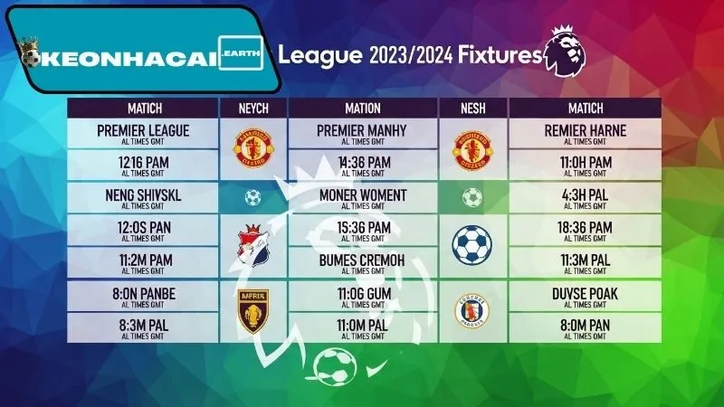 Lịch bóng đá Premier League - Cập nhật và theo dõi hiệu quả 4 Lưu ý khi sử dụng lịch bóng đá Premier League